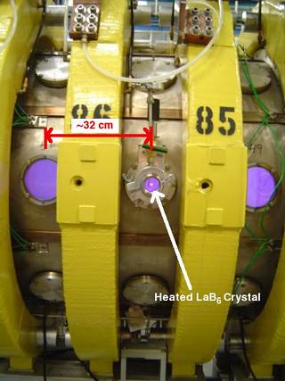 LaB6 in plasma