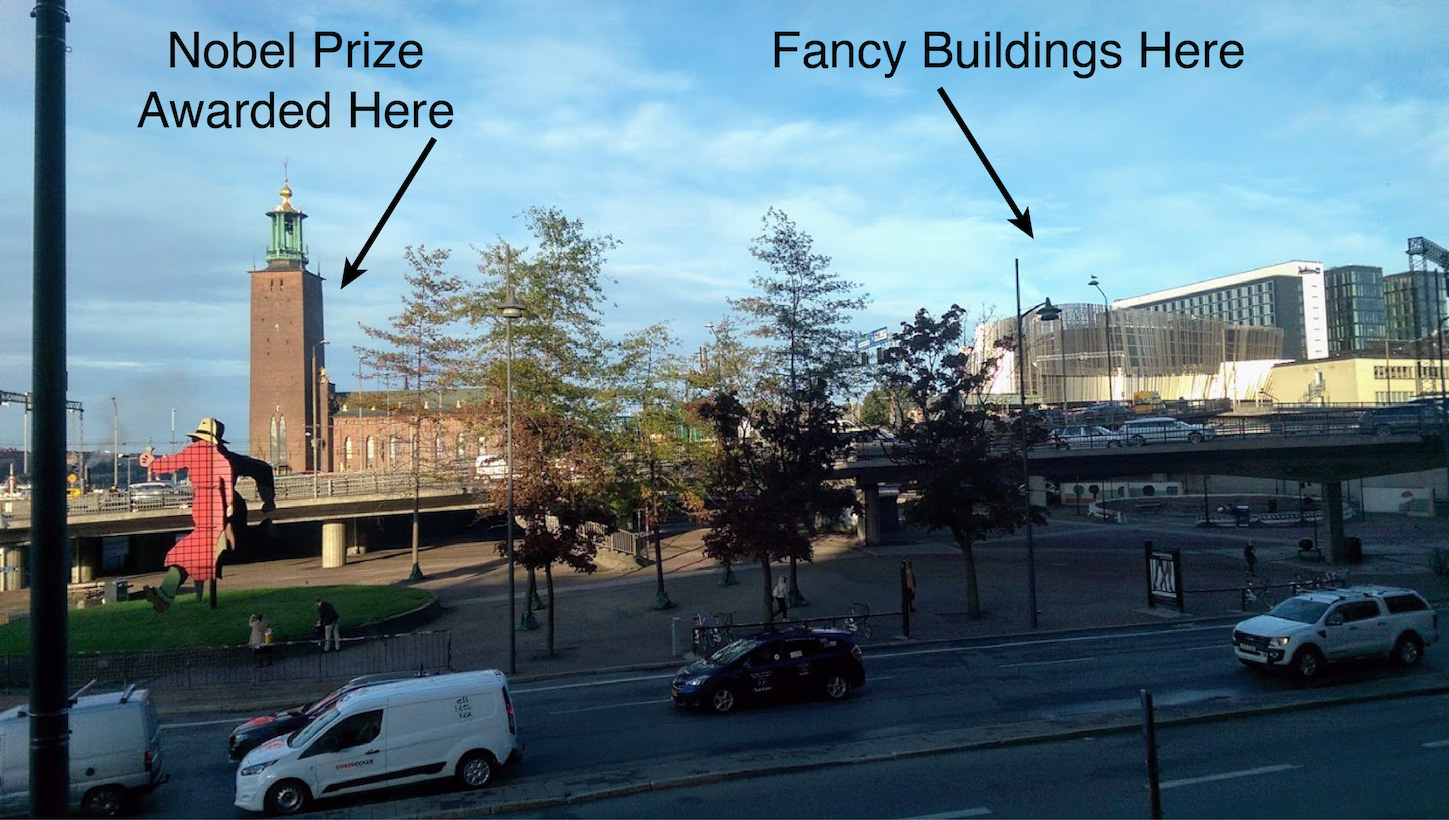 where Nobel Prizes are handed out